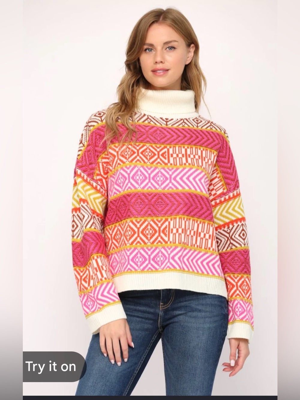 Fate Turtleneck sweater size medium